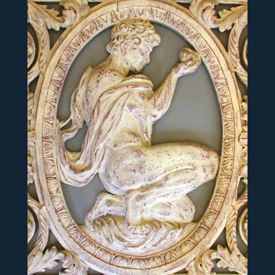 Bovenlicht van een historisch woonhuis: Oordeel van Paris