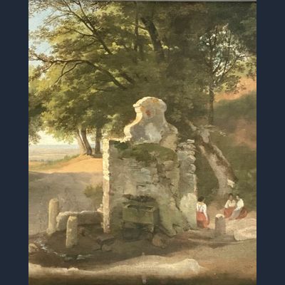 Gustaf Palm: A well near Ariccia