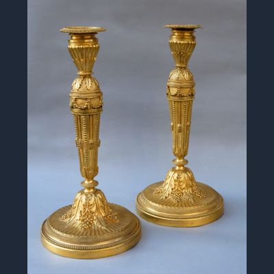 Paar Lodewijk XVI kandelaars