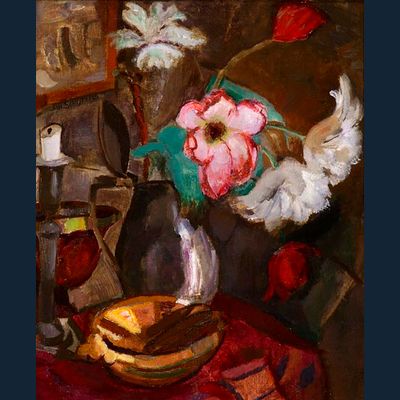 Stilleven met bloemen