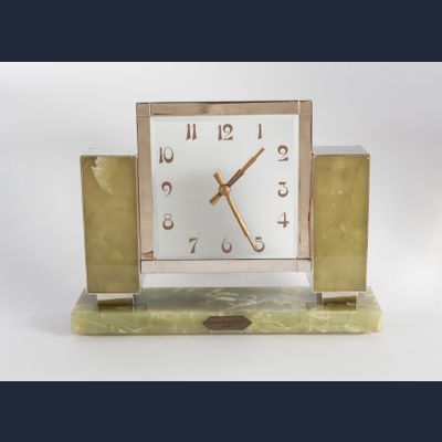 Very Important Exceptional Mystery Art Deco 8th Day Mantel Clock, circa 1931