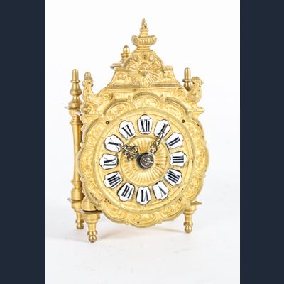 Nice and Small, Charming Miniature Traveling Clock, circa 1890