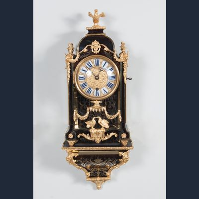 Small Decorative Louis XIV Boulle Inlaid Bracket Clock, circa 1720