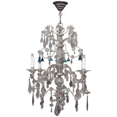 A good and very decorative probably French chandelier from circa 1880.