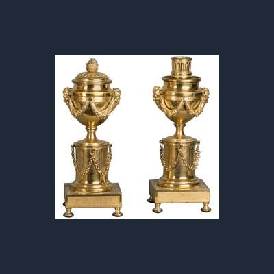 A very high quality so called candle sticks