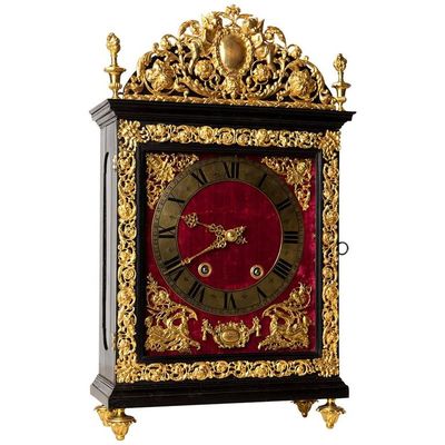 An early French 'Pendule Religieuse' signed C Raillard, circa 1665