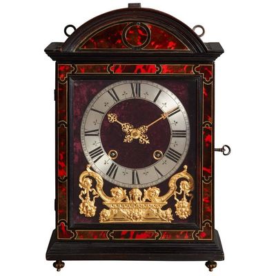 Late 17th century Louis XIV religieuse clock signed