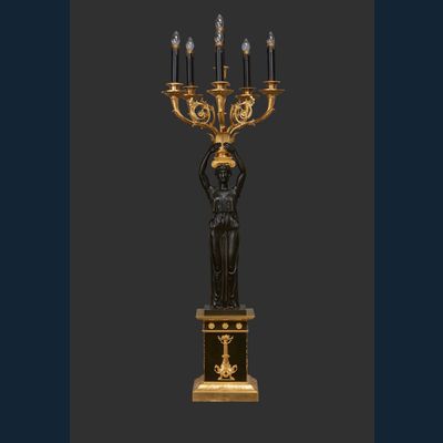 Single Empire lamp stand (candle stick)