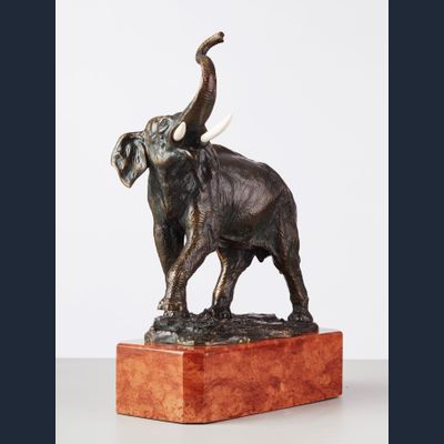 Elephant Bronze Statue