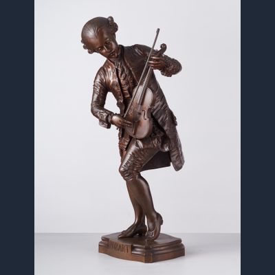 Mozart Bronze Statue