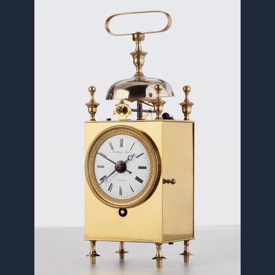 A French ‘Capucine’ carriage clock by Laubis a Nantes, circa 1840