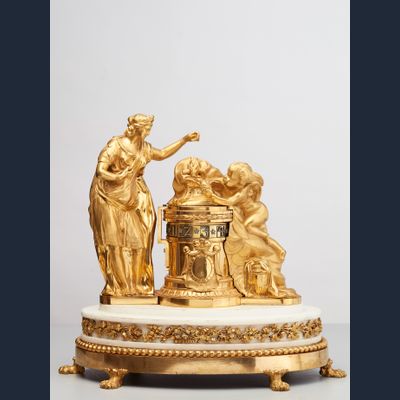 A very important French Louis XVI ‘cercle a tournant’ clock, circa 1780