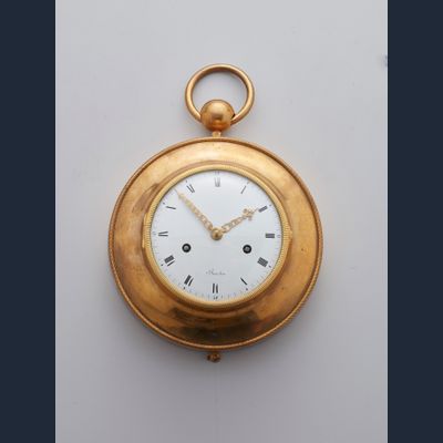 A French ormolu wall clock by Bourdier a Paris, circa 1790