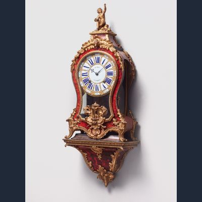 A French Louis XV bracket clock by Gudin Paris, circa 1740