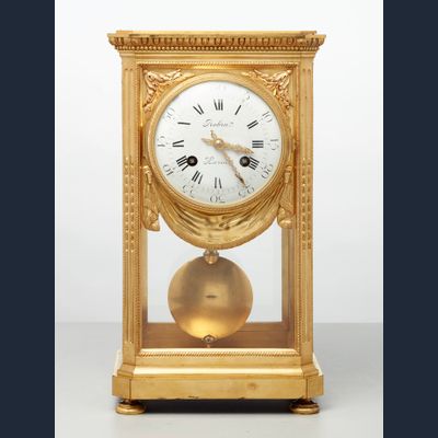 A fine French bronze ‘four glass’ table regulator by Robin, circa 1880