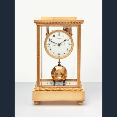A French electrical (battery run) mantel clock by Bardon Clichy, circa 1925