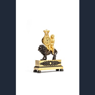 Beautiful French Empire/Charles X mantelpiece/pendulum from circa 1820