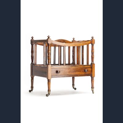 A very nice probably English lovely stylish and useful canterbury magazine rack