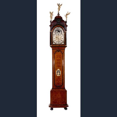 L02 Hollands staand horloge met Planisphere.