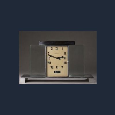 M265 Jean-Léon REUTTER - Atmos klok, in verchroomd metaal