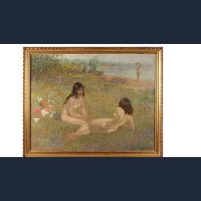 P194 Harry Maas meisjes in de wei