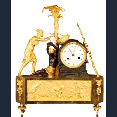 Abs-01 Pendule au bon sauvage ‘Atala liberating Chactas’