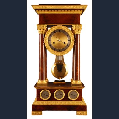 T06 Large French multi-dial regulator clock