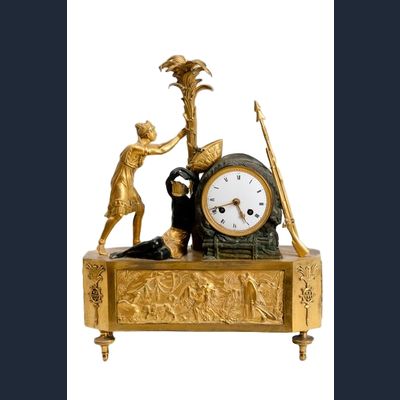 M112 Pendule au bon sauvage ‘Atala liberating Chactas’