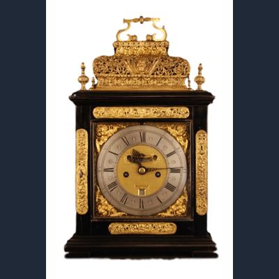 BR12 Double basket musical bracket clock