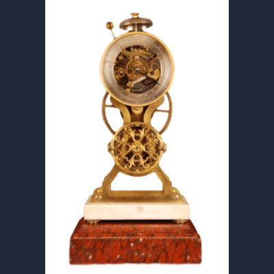 S07 Skeleton clock with multiple complications