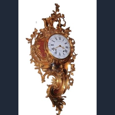W11 Large and important Louis XV 'Cartel' clock