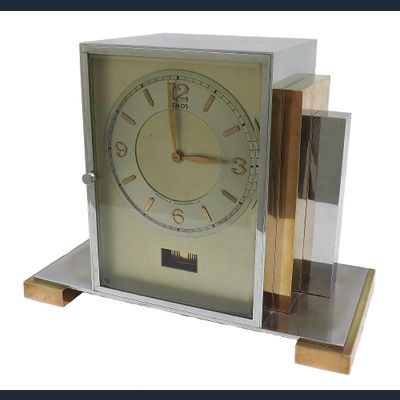 M193 ATMOS TYPE 'MODERNE' PERPETUAL RARE CLOCK ART DECO