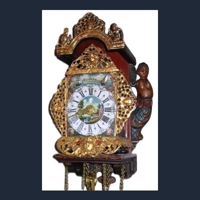 DW26 Stoelschippertje met kwartierslagwerk op dubbele bel.