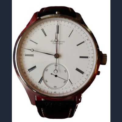 WAT08 New stainless steel Wristwatch with stopwatch, antique clockwork