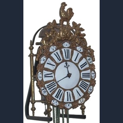 LA02 French 3 Bell Quarter striking lantern clock