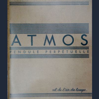 Herdruk Reutter Atmos pendule brochure met toevoegingen