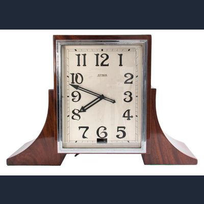 M248 Zeldzame houten Reutter Atmos klok