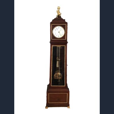 L23 French Louis XVI floorstanding regulator of 8 days duration