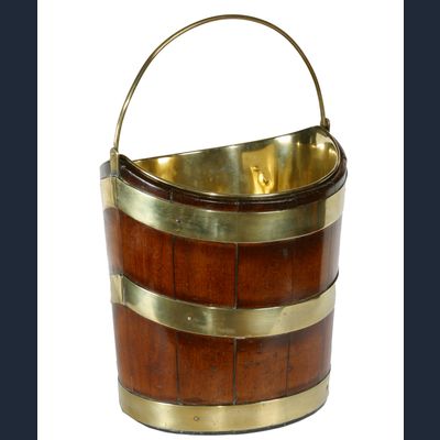 An Empire Mahogany Bucket