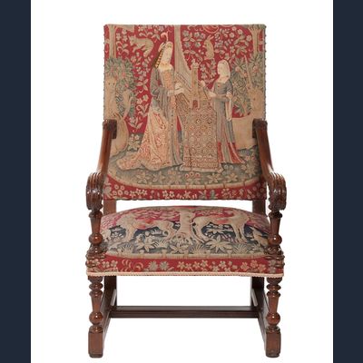 Baroque Walnut Armchair