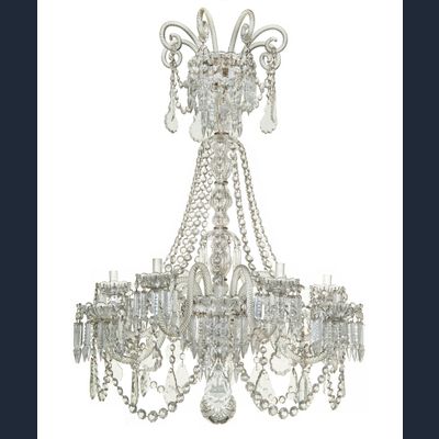 An Empire Crystal 12-Lights Chandelier