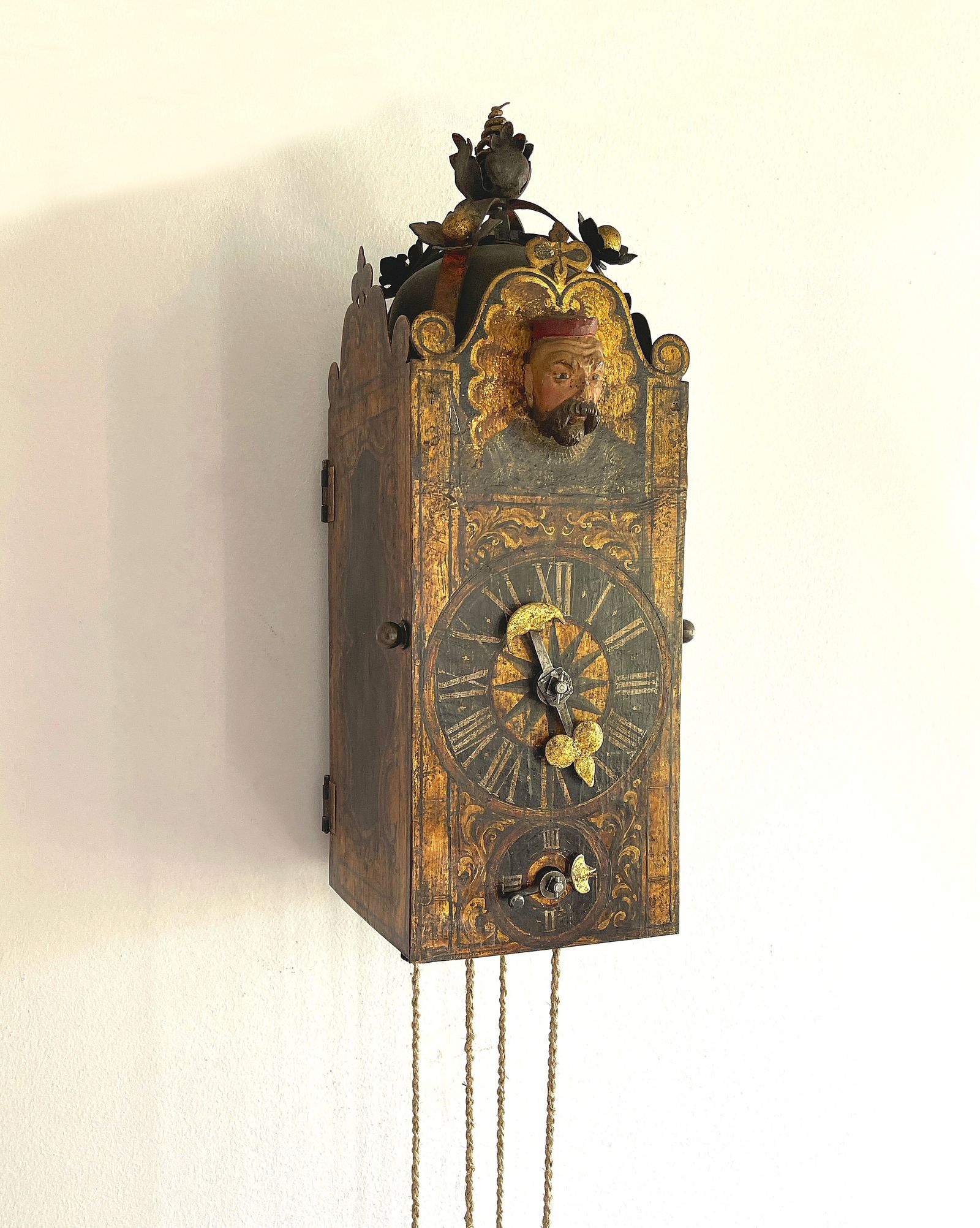Renaissance Eisenuhr met automaat, zgn Schnapper circa 1600.