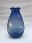 A.D. Copier, Leerdam Unica, Transparant blue vase, 1946