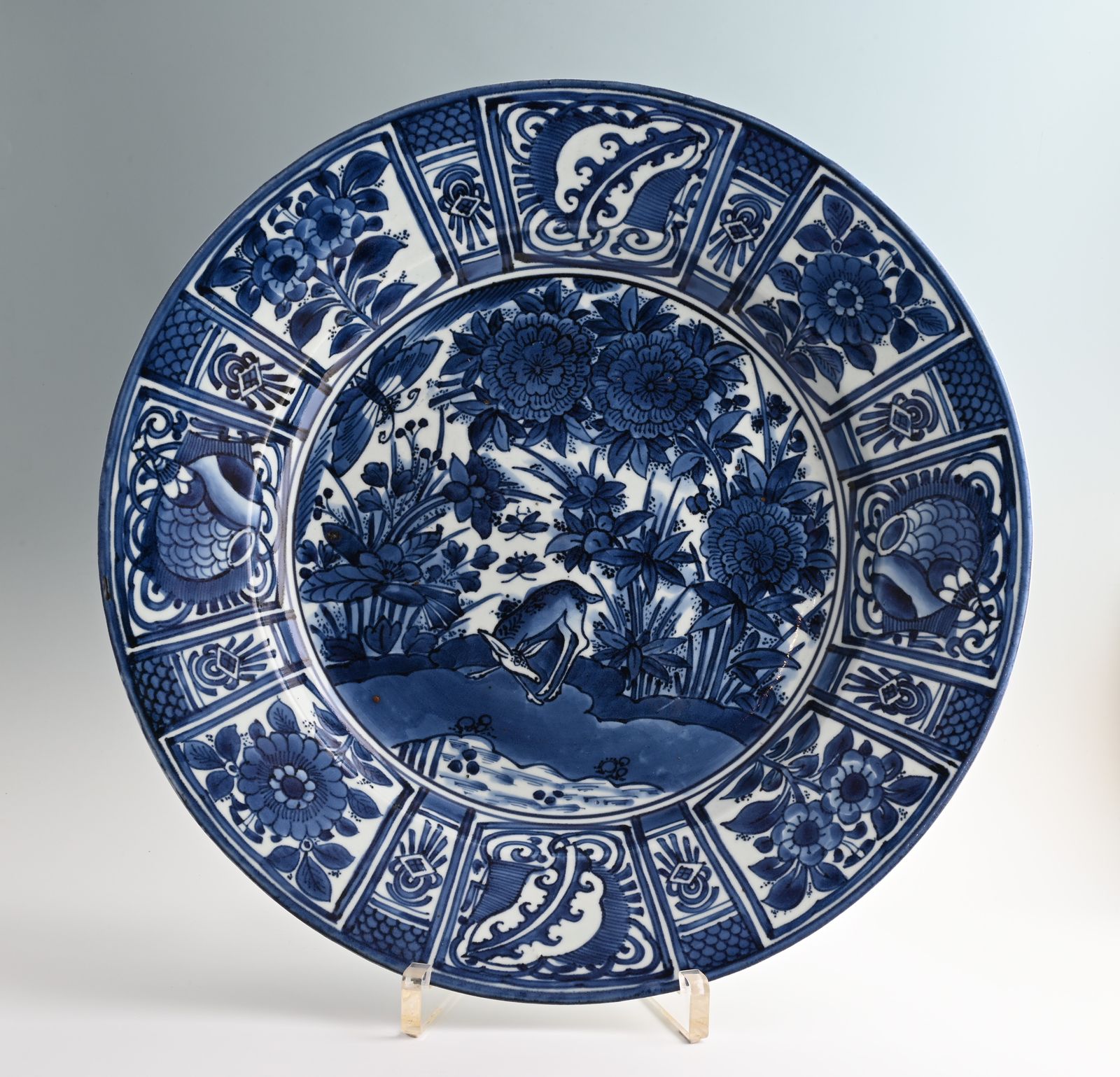 A large Japanese Arita dish