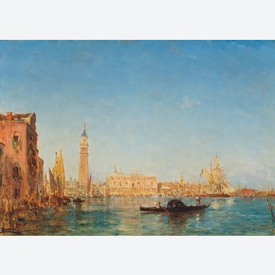 The Doge's Palace seen from the Canal della Grazia, Venice