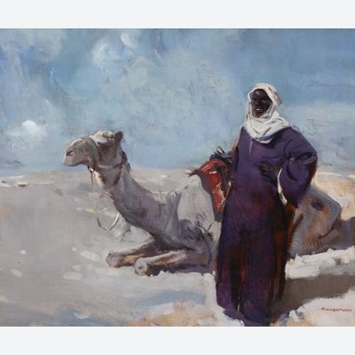 Touareg with a Dromadery