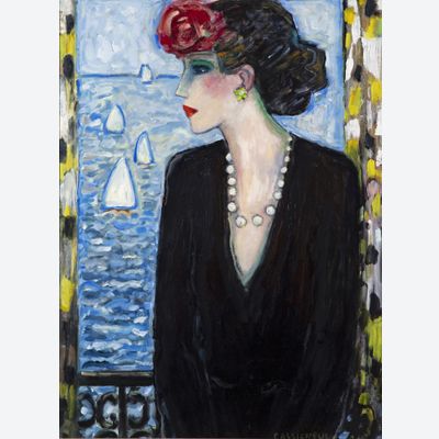 JEAN-PIERRE CASSIGNEUL (1935-) – LA ROBE NOIR