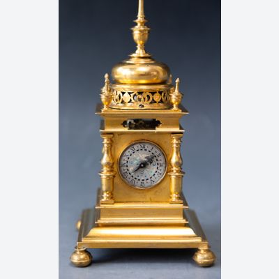 Miniatuur Türmchenuhr, Duitsland, waarschijnlijk Augsburg, ca.1630.