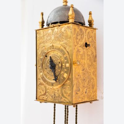 A fine miniature renaissance wall clock, South Germany, ca. 1600.