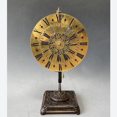 Night clock, alarm clock, circa 1750, Italian or Austrian.
